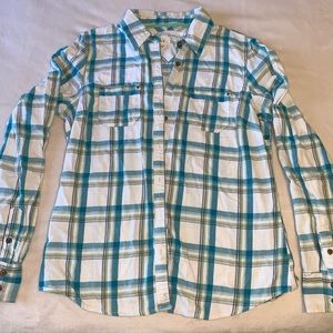 Aeropostale plaid button down flannel- Size L
